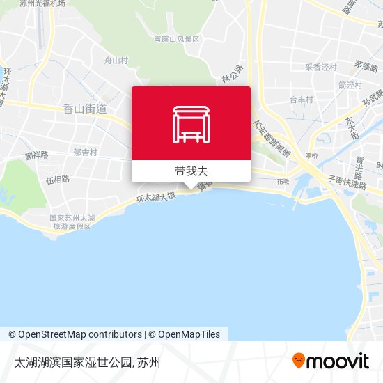 太湖湖滨国家湿世公园地图