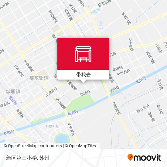 新区第三小学地图