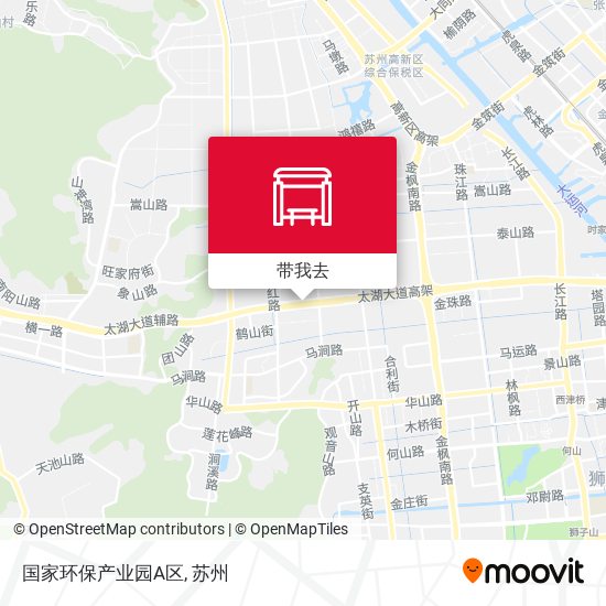 国家环保产业园A区地图