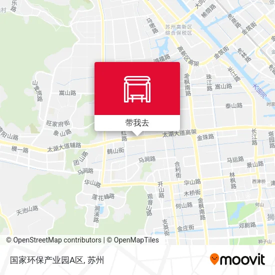 国家环保产业园A区地图