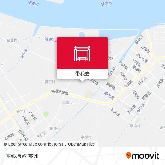 东银塘路地图