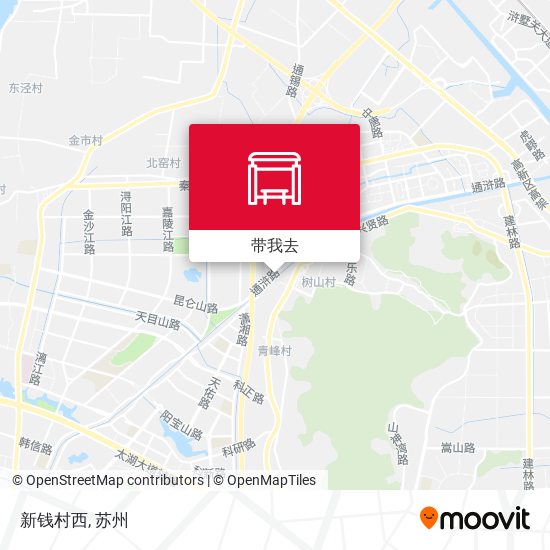 新钱村西地图