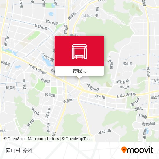 阳山村地图