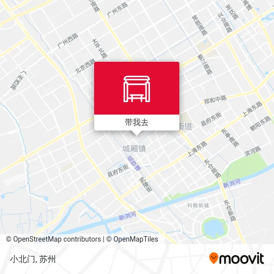 小北门地图