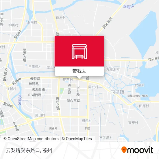 云梨路兴东路口地图