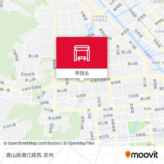 鹿山路湘江路西地图