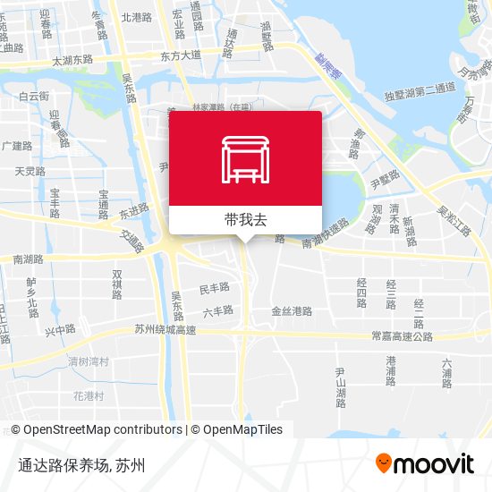 通达路保养场地图