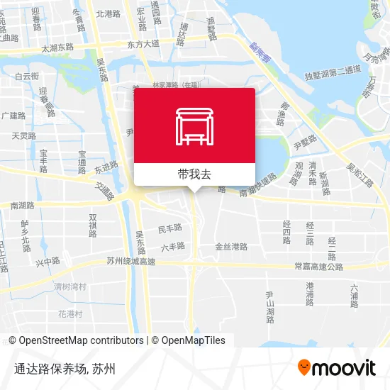 通达路保养场地图