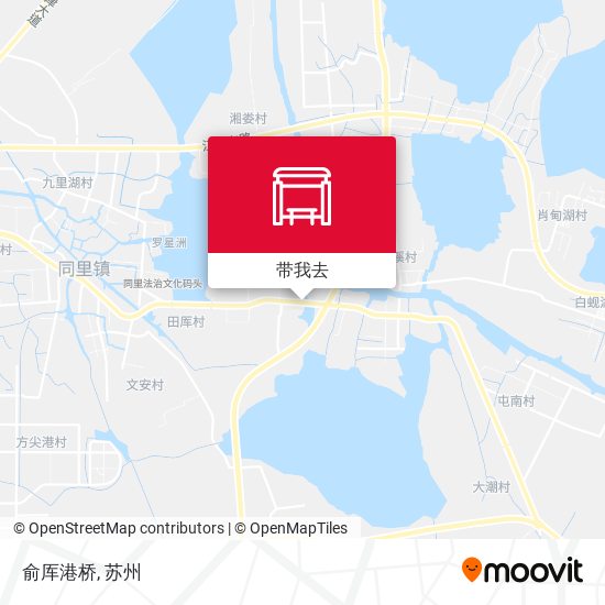 俞厍港桥地图