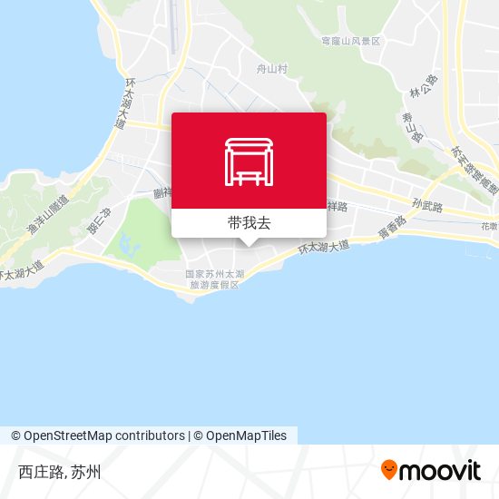 西庄路地图