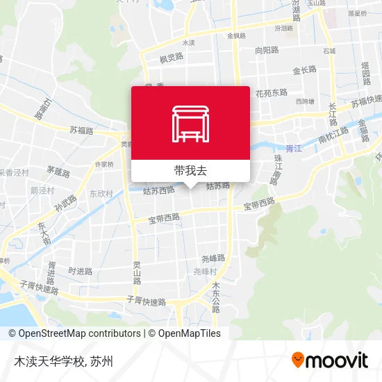 木渎天华学校地图