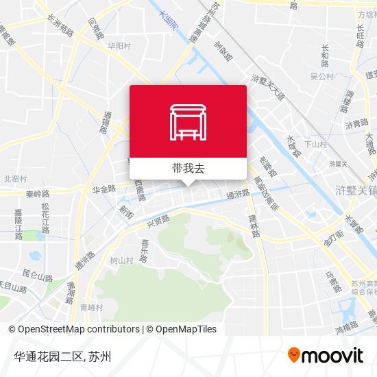 华通花园二区地图