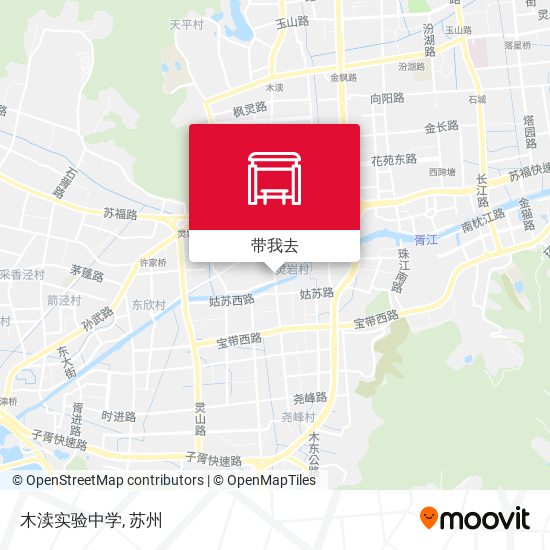 木渎实验中学地图