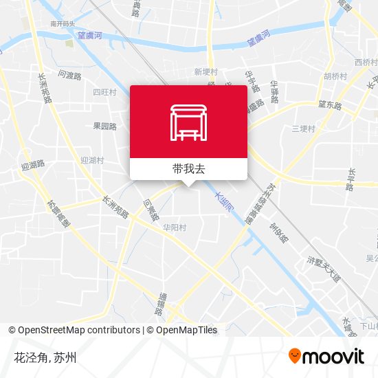 花泾角地图