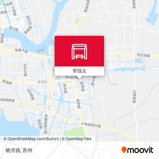 晓市路地图