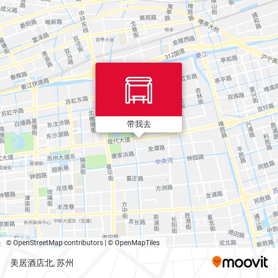 美居酒店北地图