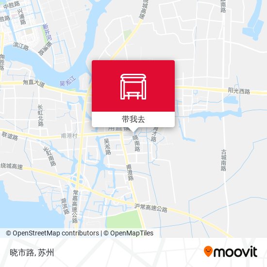 晓市路地图
