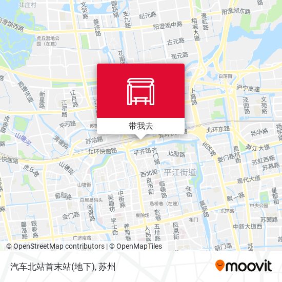 汽车北站首末站(地下)地图