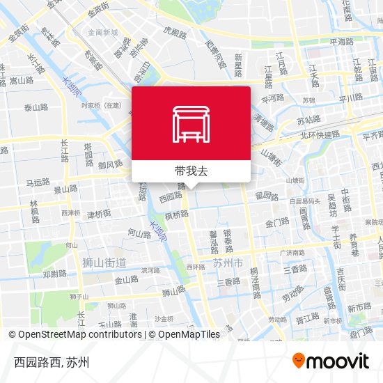 西园路西地图
