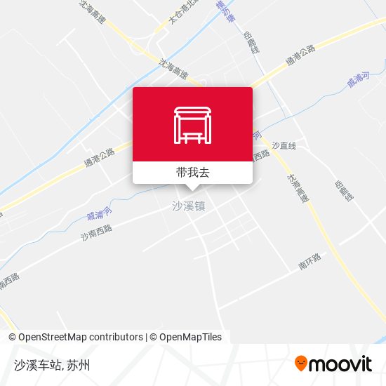 沙溪车站地图