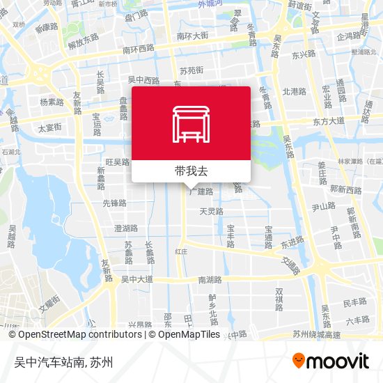 吴中汽车站南地图