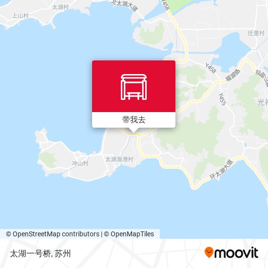 太湖一号桥地图