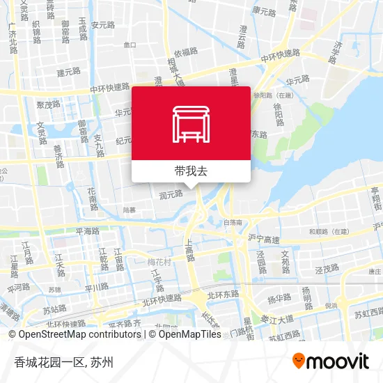 香城花园一区地图