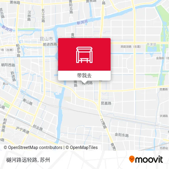 樾河路远轻路地图
