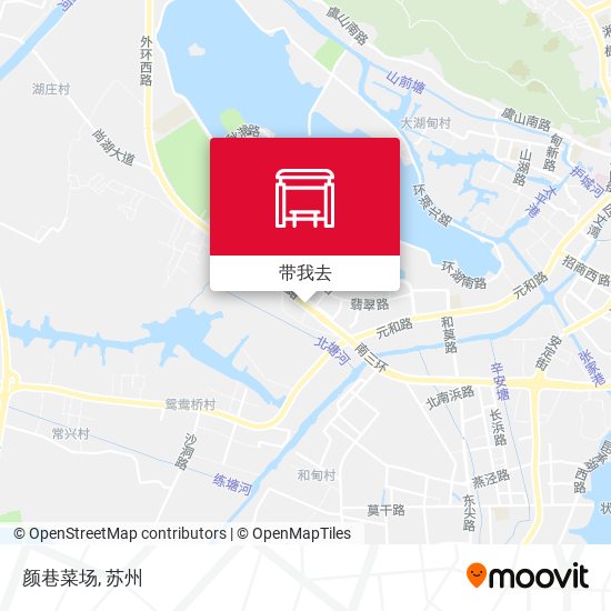 颜巷菜场地图