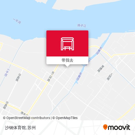 沙钢体育馆地图