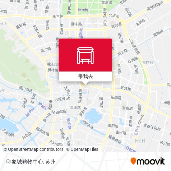 印象城购物中心地图