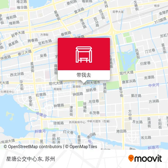 星塘公交中心东地图