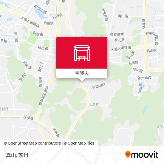 真山地图