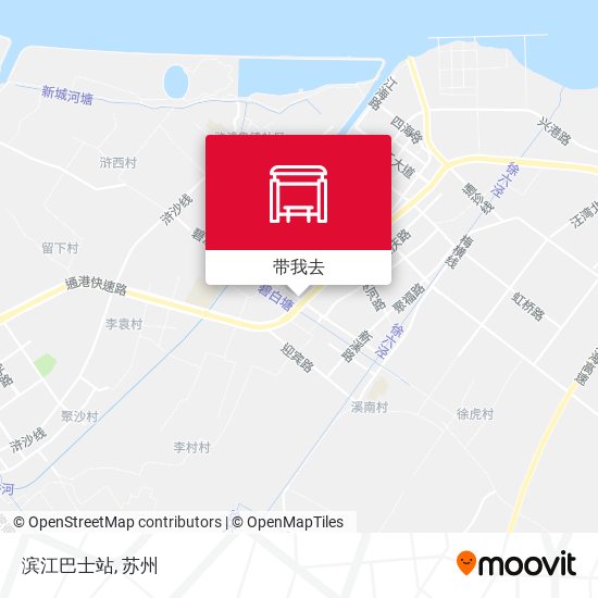 滨江巴士站地图