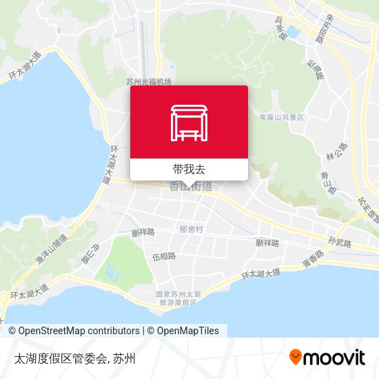 太湖度假区管委会地图