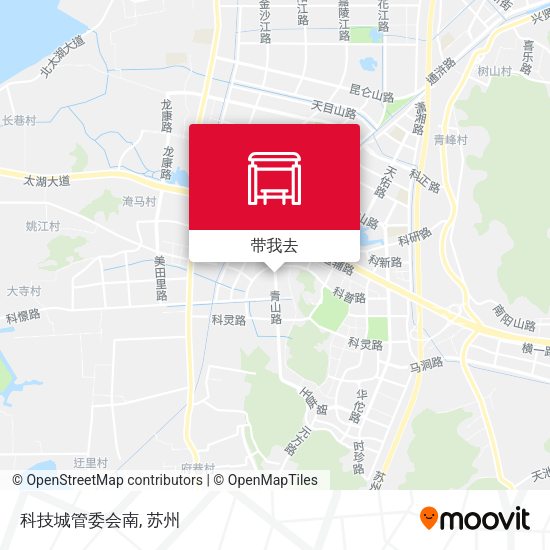 科技城管委会南地图