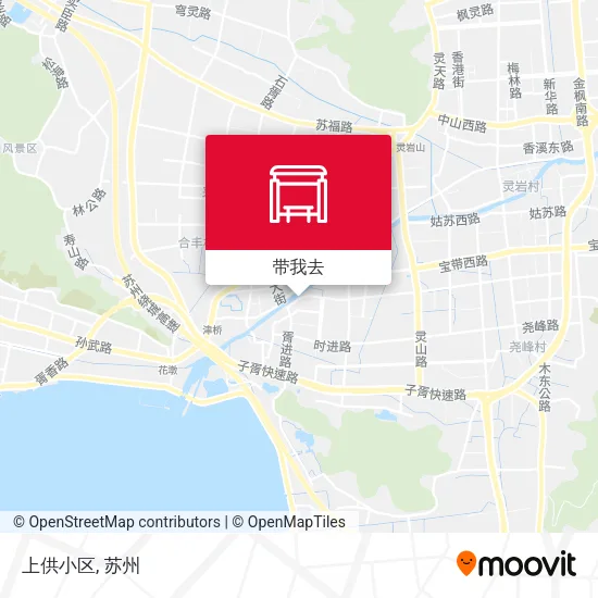 上供小区地图