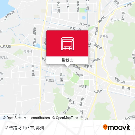 科普路龙山路东地图