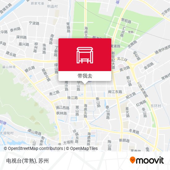 电视台(常熟)地图