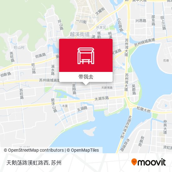 天鹅荡路溪虹路西地图