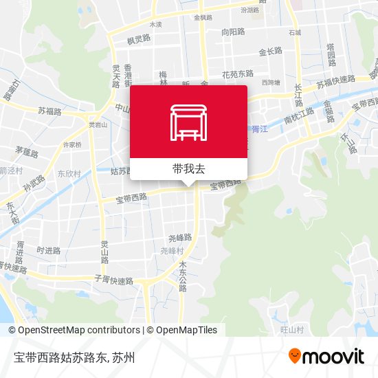 宝带西路姑苏路东地图