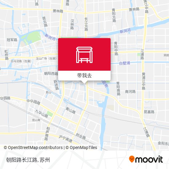 朝阳路长江路地图