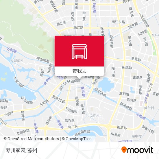 琴川家园地图