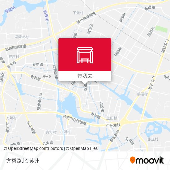 方桥路北地图