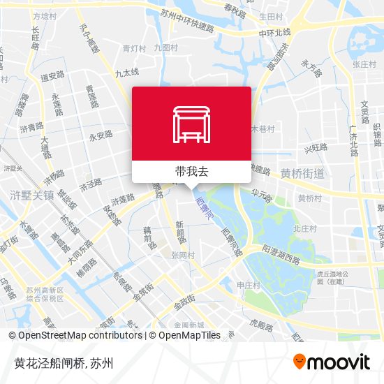 黄花泾船闸桥地图
