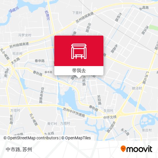 中市路地图