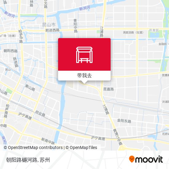 朝阳路樾河路地图