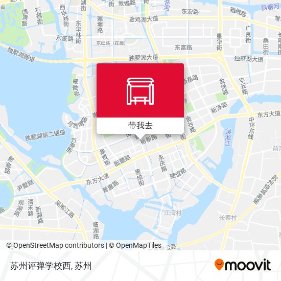 苏州评弹学校西地图