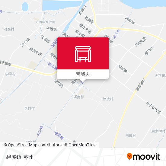 碧溪镇地图