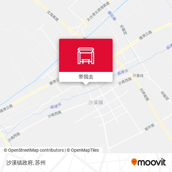 沙溪镇政府地图